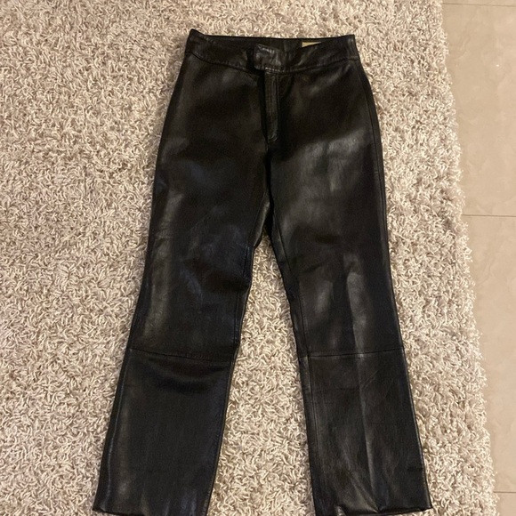 REM Carson leather pants size 2 - Picture 2 of 6